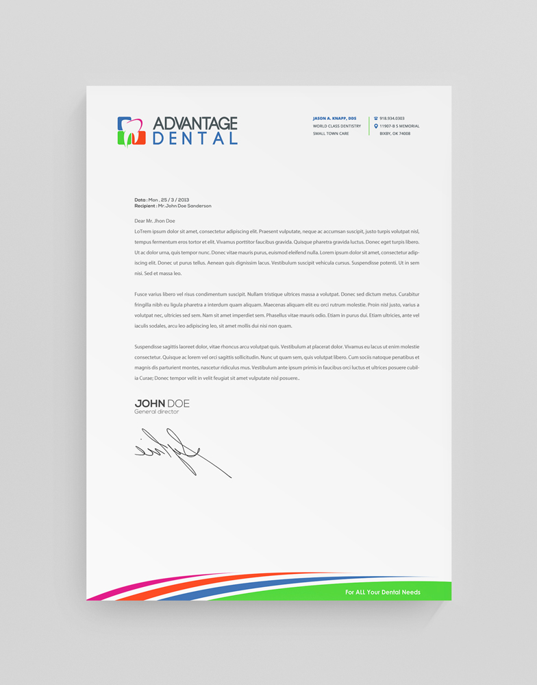 Letterhead Design by stoodio.id for this project | Design #3575507