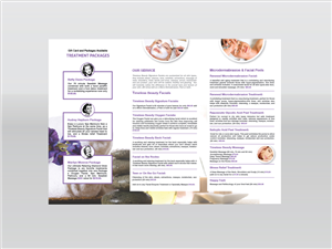 Spa brochure design | Brochure Design by Brigitte Melissa B
