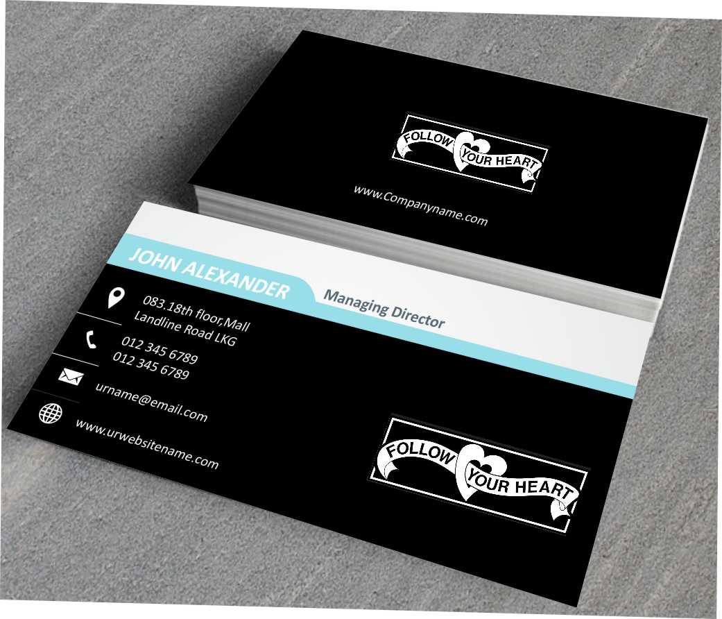 Design de Carte de Visite par AwsomeD pour Follow Your Heart | Design #3350104