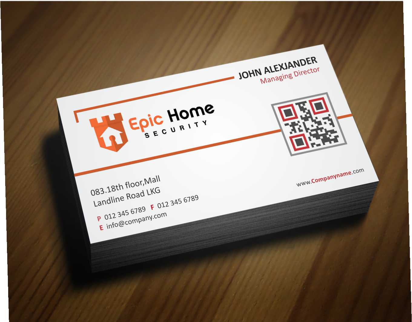 Visitenkarten-Design von AwsomeD für Epic Home Inc. | Design #3350146