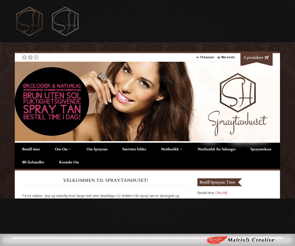 Logo Design by Matrix5 Creative for Spraytanhuset AS | Design #5366103