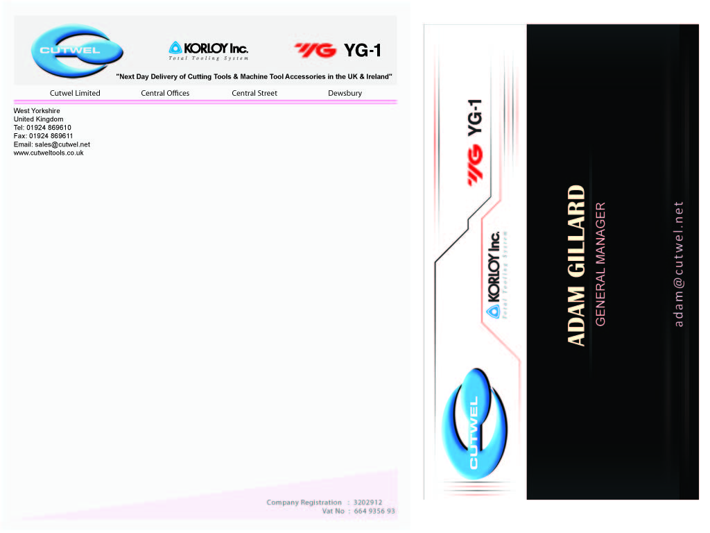 Stationery Design by Graphic Designer for Cutwel Ltd | Design #121419
