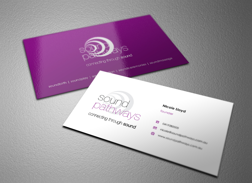 Business Card Design by Eggo May P for SoundPathways | Design #3350858