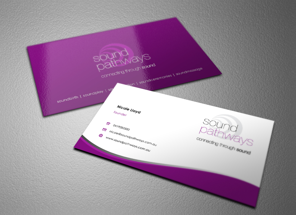 Business Card Design by Eggo May P for SoundPathways | Design #3362274