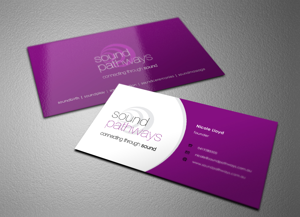 Visitenkarten-Design von Eggo May P für SoundPathways | Design #3363583