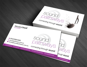 Business Card Design by  Artman for SoundPathways | Design #3361425