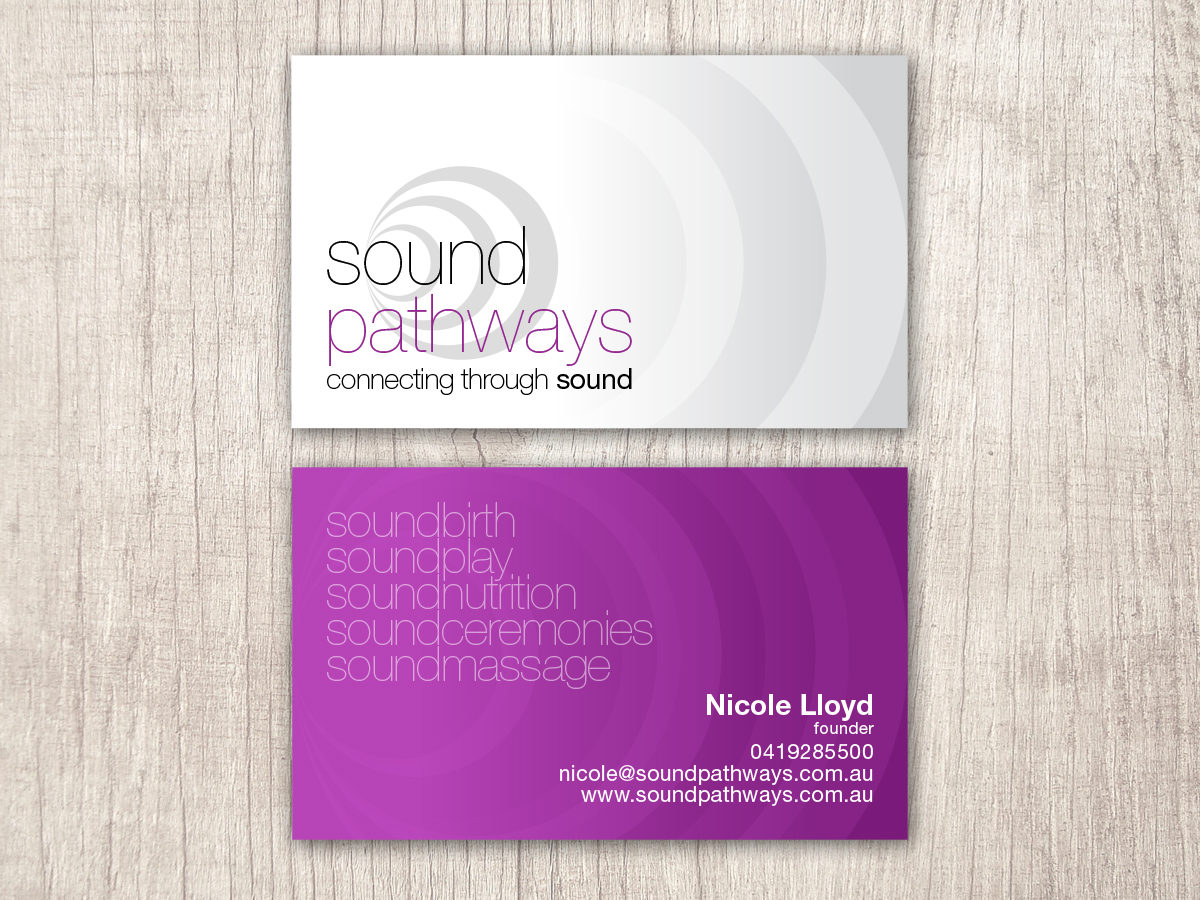 Design de Carte de Visite par Toblindfoldher Graphic Design pour SoundPathways | Design #3359351