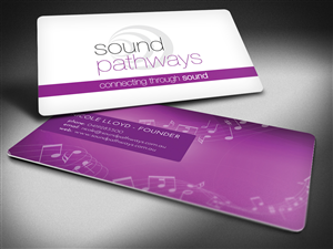 SoundPathways business card design | Business Card Design by FutureDesigne