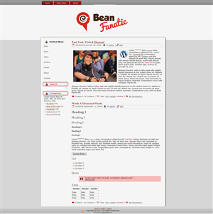 Wordpress Design by hjohnson