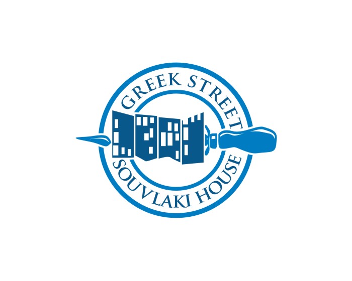 Diseño de Logo por Pijar para Greek Street Grill | Diseño #3364828