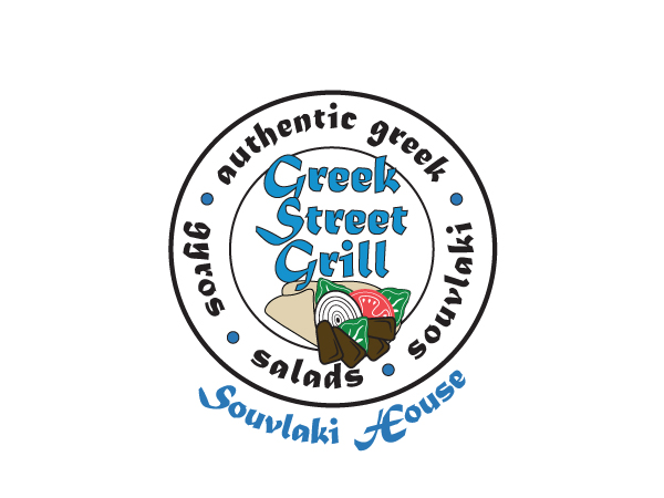 Logo Design by Fruition Dezign for Greek Street Grill | Design #3401339
