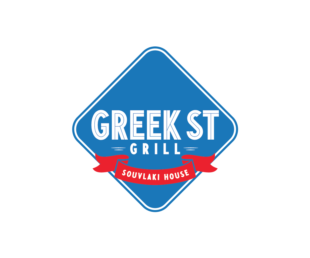 Diseño de Logo por designedbykyle para Greek Street Grill | Diseño #3408924