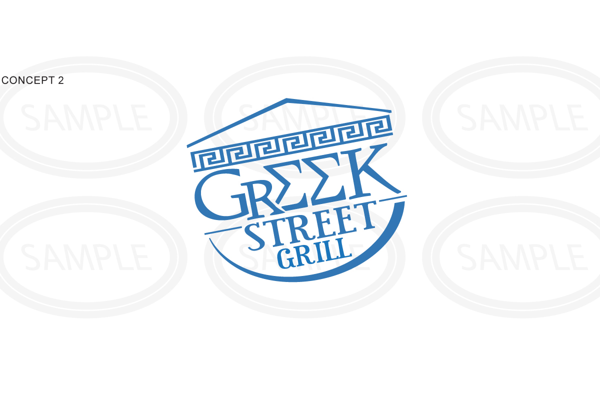 Diseño de Logo por Dynamic para Greek Street Grill | Diseño #3367518