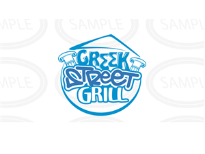 Logo Design by Dynamic for Greek Street Grill | Design #3387734