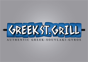 Logo Design by Anahi for Greek Street Grill | Design: #3391212