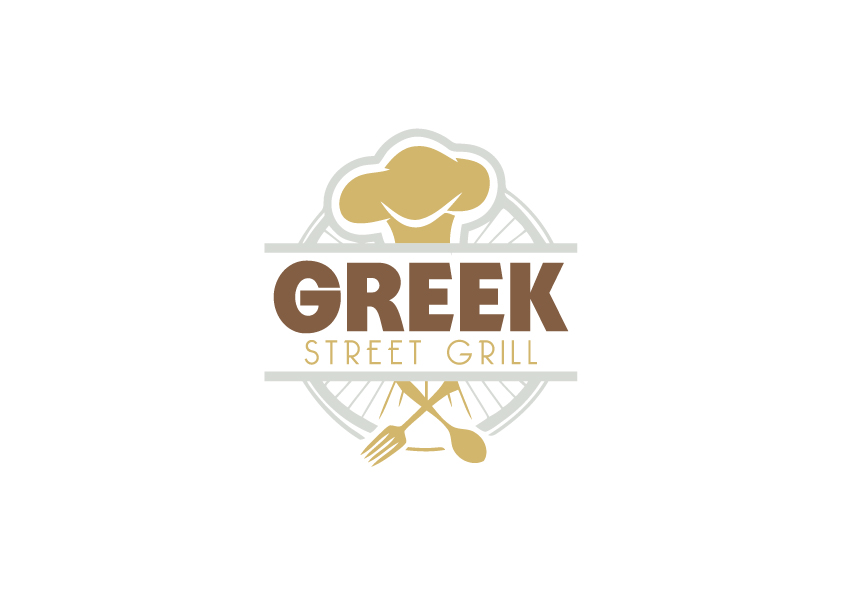 Logo Design by junaiddhukka for Greek Street Grill | Design #3354987