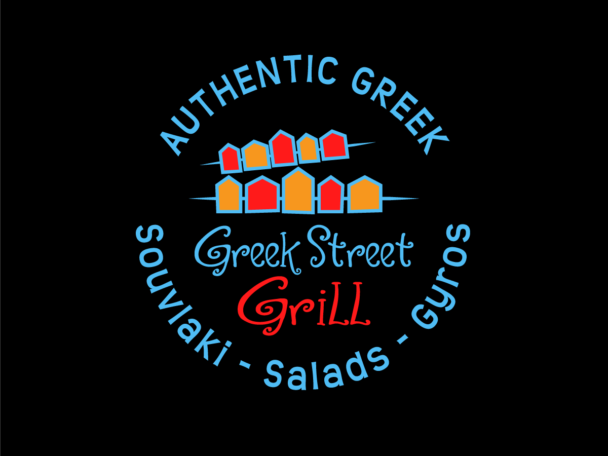 Diseño de Logo por briliana para Greek Street Grill | Diseño #3368043
