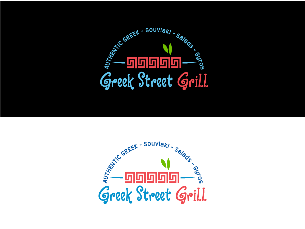 Diseño de Logo por briliana para Greek Street Grill | Diseño #3378511