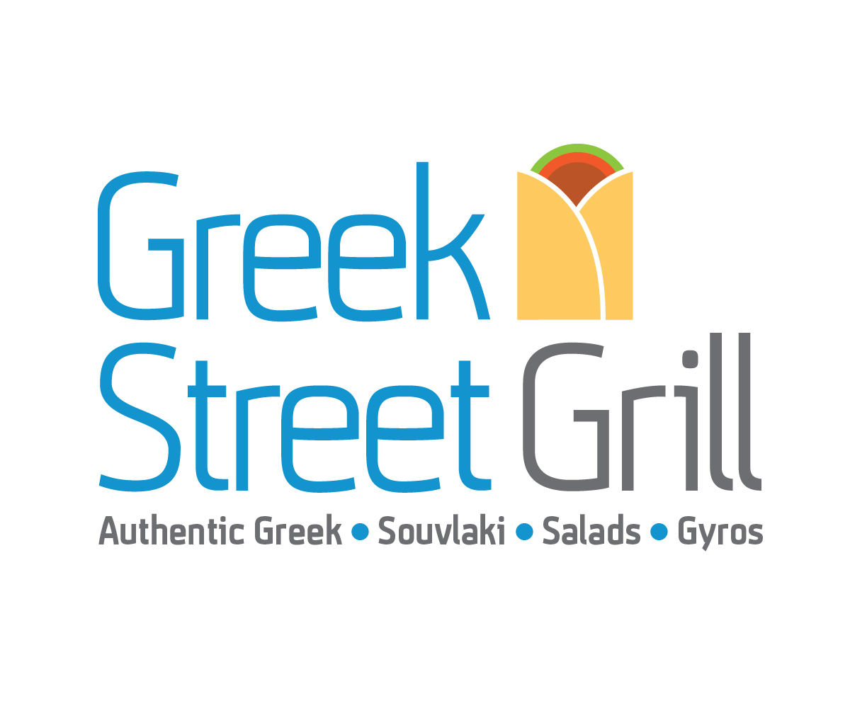 Logo Design by Brand and Publishing Design for Greek Street Grill | Design #3376135
