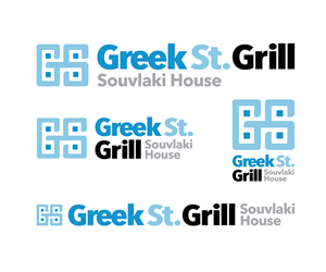 Logo Design by Brand and Publishing Design for Greek Street Grill | Design #3384312