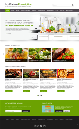 Wordpress Design by pb for this project | Design: #3361027