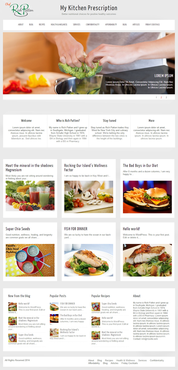 Wordpress Design by WebOne for this project | Design #3425323