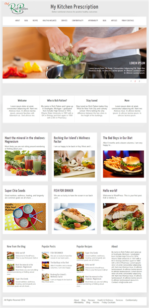 Wordpress Design by WebOne for this project | Design: #3425323