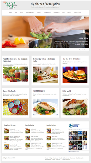 Wordpress Design by WebOne for this project | Design: #3425463