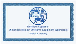 Business Card Design by Hunter Graphics for CERTIFIED AGRICULTURAL APPRAISER | Design: #3394006