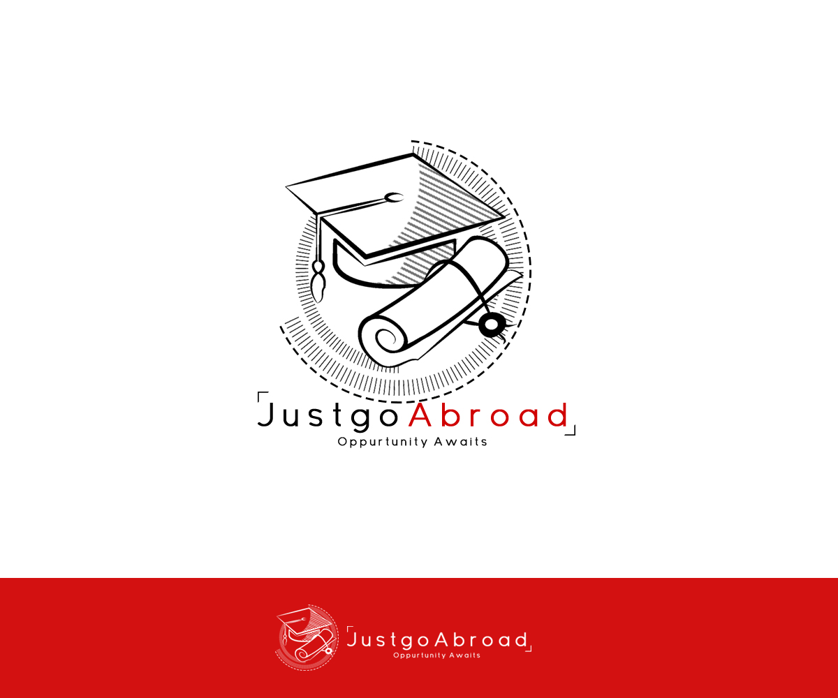 Logo Design by Arthesia Creative for Just Go Abroad | Design #3401349