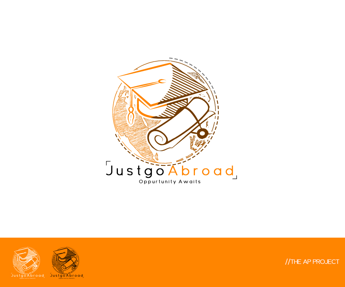 Logo Design by Arthesia Creative for Just Go Abroad | Design #3401542