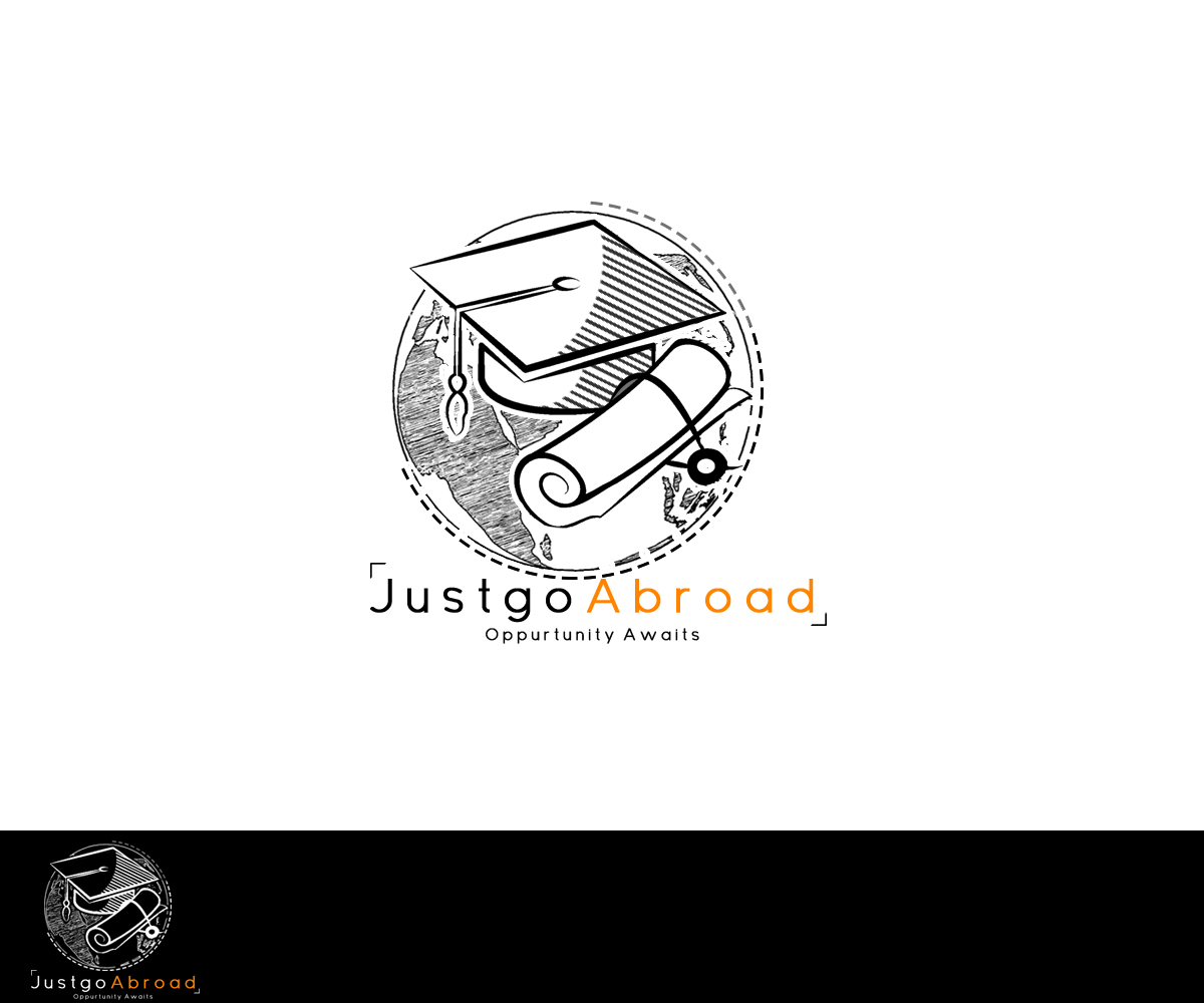 Logo Design by Arthesia Creative for Just Go Abroad | Design #3411637