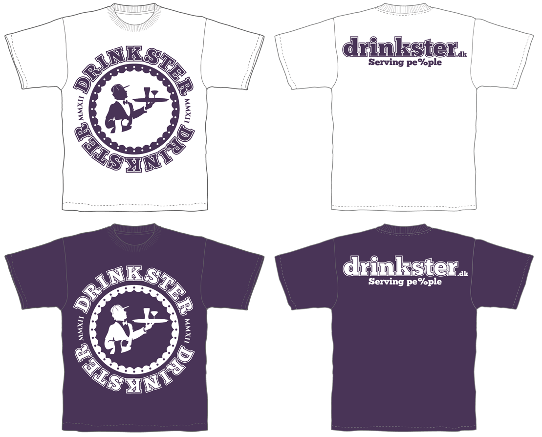 T-shirt Design by MA for Drinkster | Design #3386940