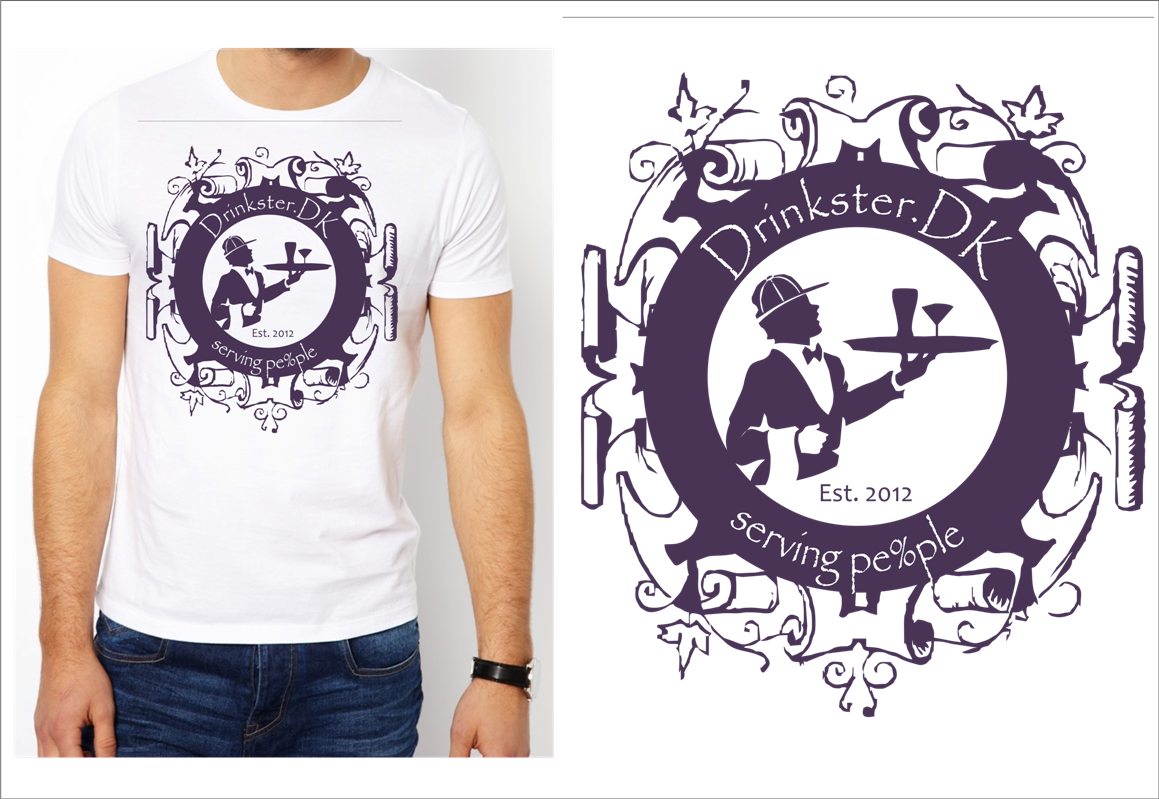 T-shirt Design by MG for Drinkster | Design #3414627