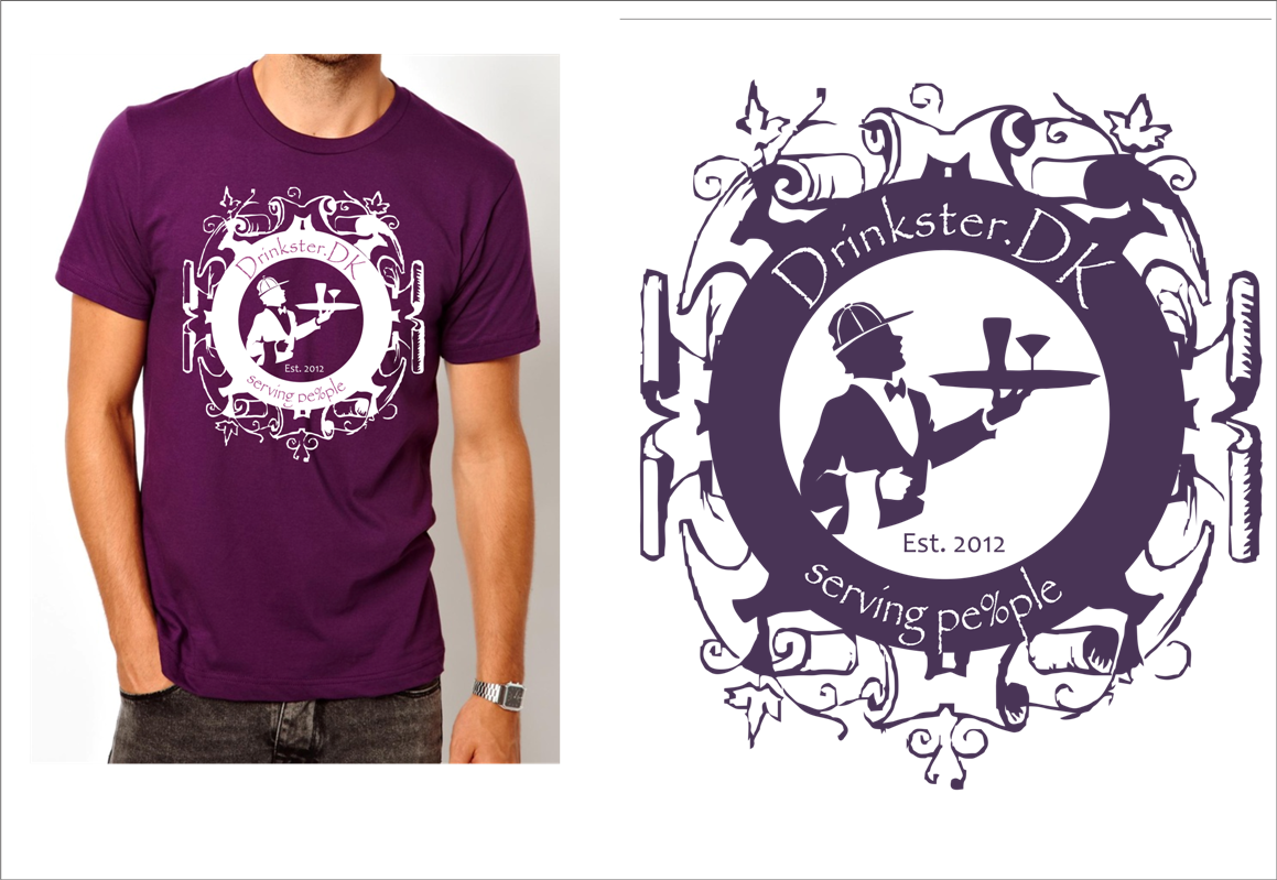T-shirt Design by MG for Drinkster | Design #3414628