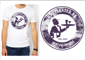 T-shirt Design by MG for Drinkster | Design: #3414635