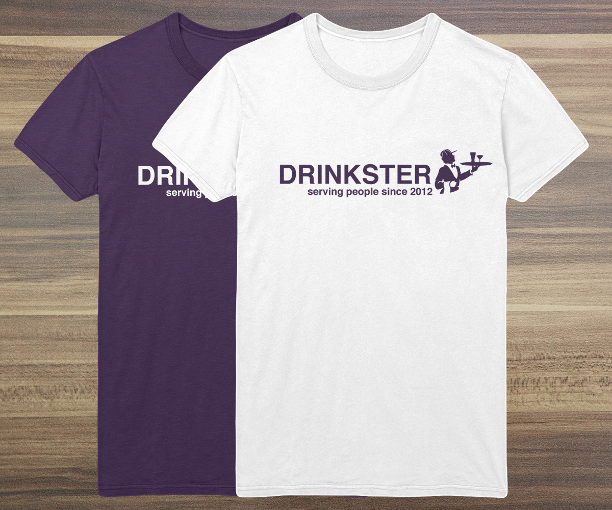 T-Shirt-Design von BILD Studio für Drinkster | Design #3400219