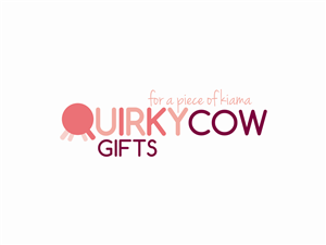 Quirky Cow (main heading) Gifts (a little less important) | Logo Design by go_for_it