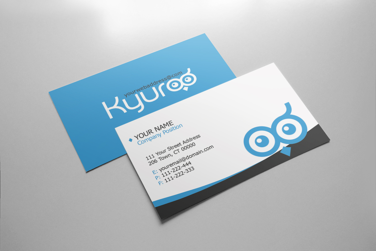 Diseño de Tarjeta de Presentación por Cyanide Design para Kyuroo | Diseño #3379648