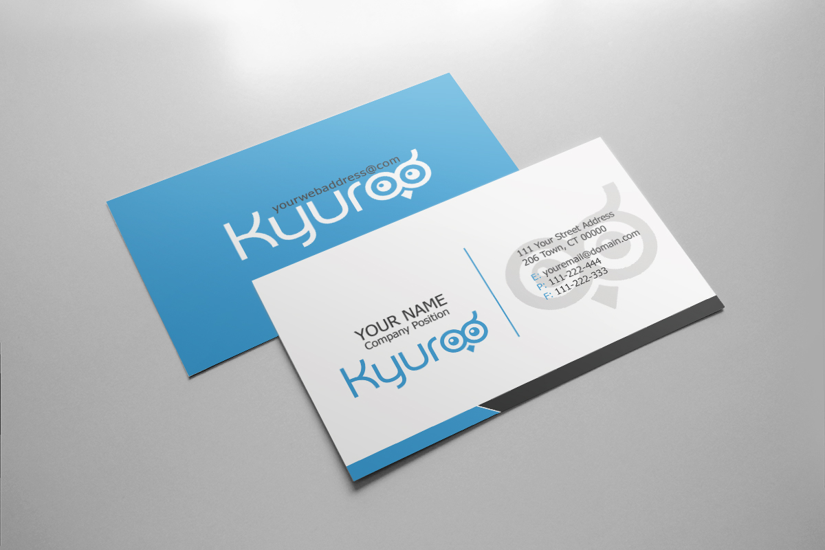 Diseño de Tarjeta de Presentación por Cyanide Design para Kyuroo | Diseño #3379652