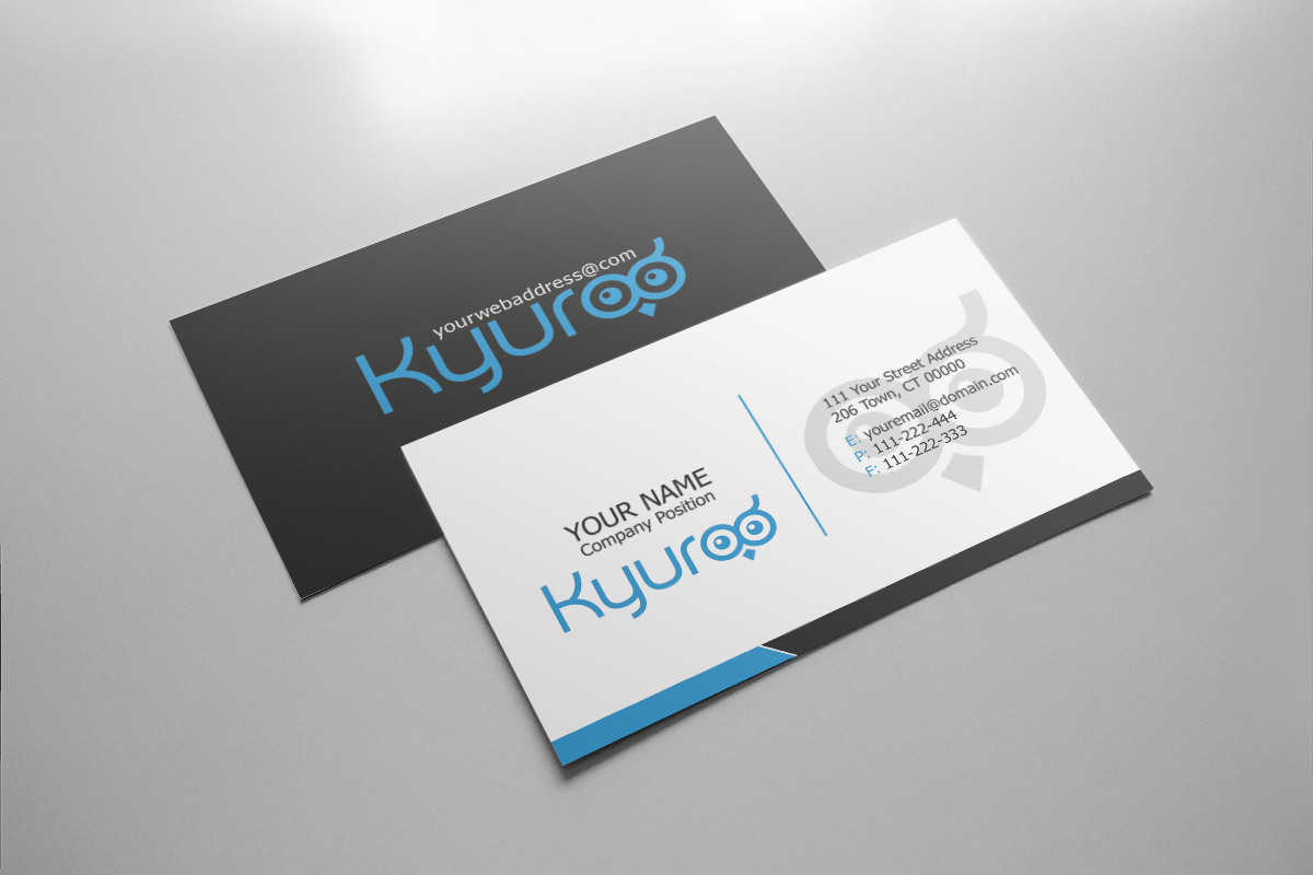 Diseño de Tarjeta de Presentación por Cyanide Design para Kyuroo | Diseño #3379670