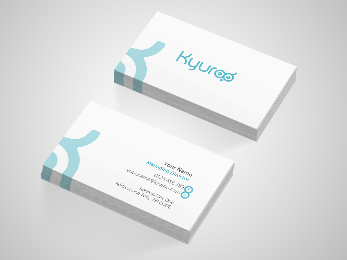 Business Card Design by Marc Murray Design for Kyuroo | Design #3359143