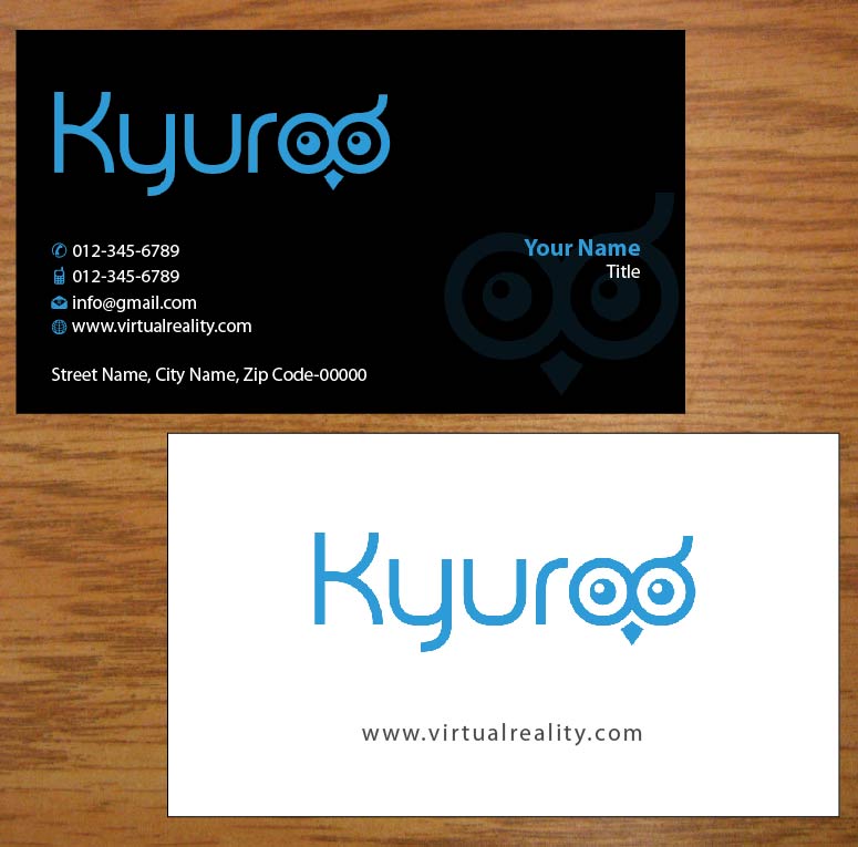 Visitenkarten-Design von Joy16589 für Kyuroo | Design #3355493
