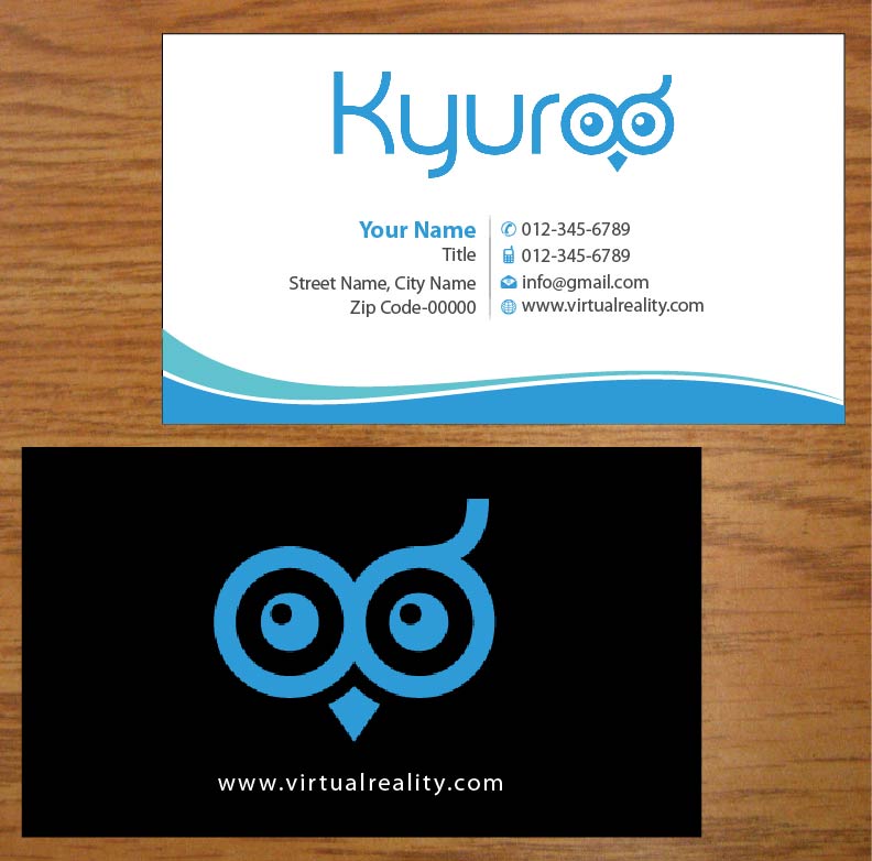 Diseño de Tarjeta de Presentación por Joy16589 para Kyuroo | Diseño #3355497