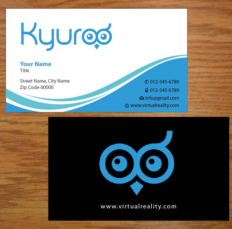 Diseño de Tarjeta de Presentación por Joy16589 para Kyuroo | Diseño #3355529