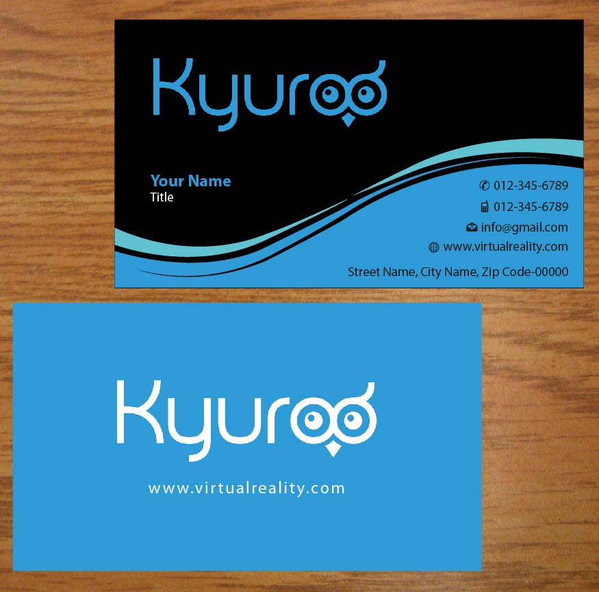Visitenkarten-Design von Joy16589 für Kyuroo | Design #3355531