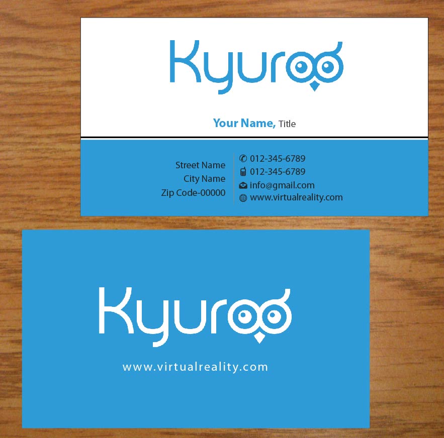 Business Card Design by Joy16589 for Kyuroo | Design #3355543