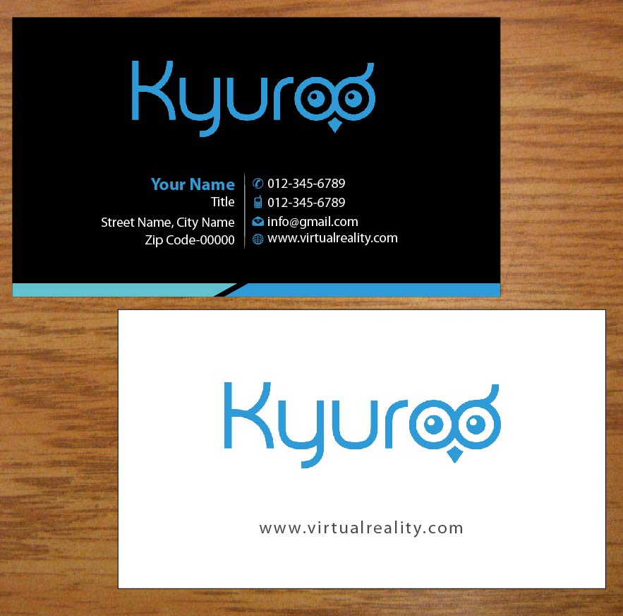 Diseño de Tarjeta de Presentación por Joy16589 para Kyuroo | Diseño #3355544