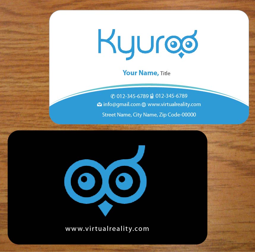 Diseño de Tarjeta de Presentación por Joy16589 para Kyuroo | Diseño #3355558