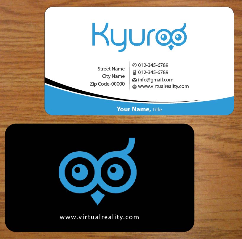 Diseño de Tarjeta de Presentación por Joy16589 para Kyuroo | Diseño #3355575